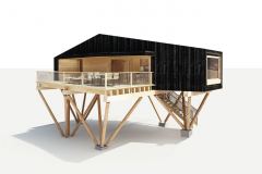 two-cabins-perched-on-stilts-cyril-chenebeau_1